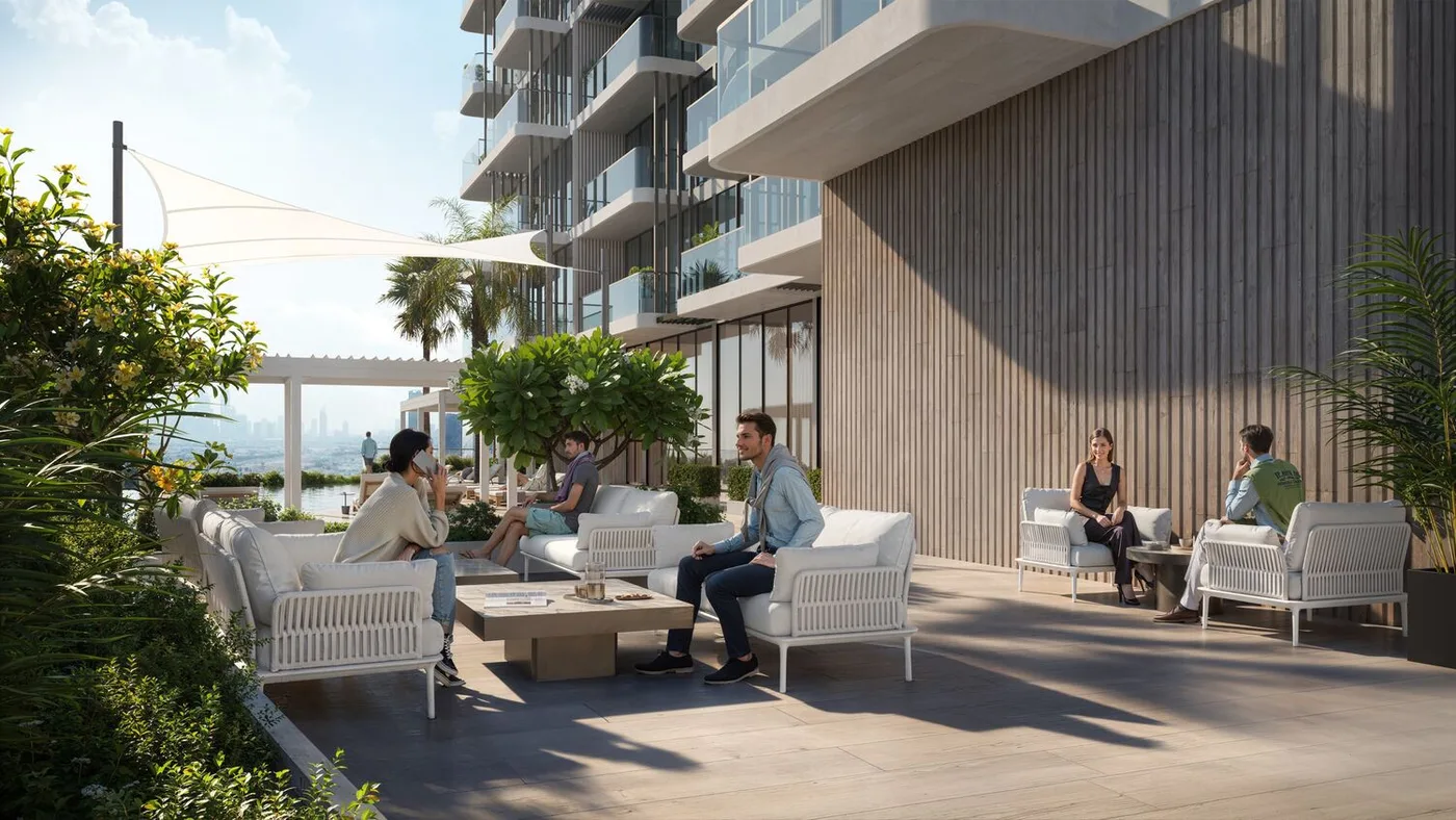 Outdoor Lounge amenity image at TETR1S Tower