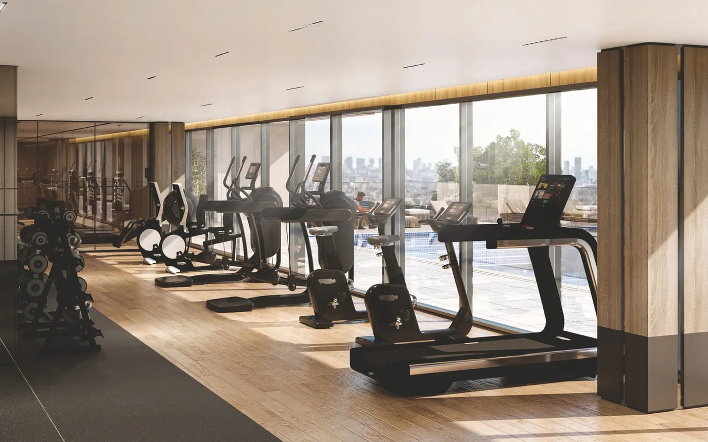 Gym amenity image at The 100