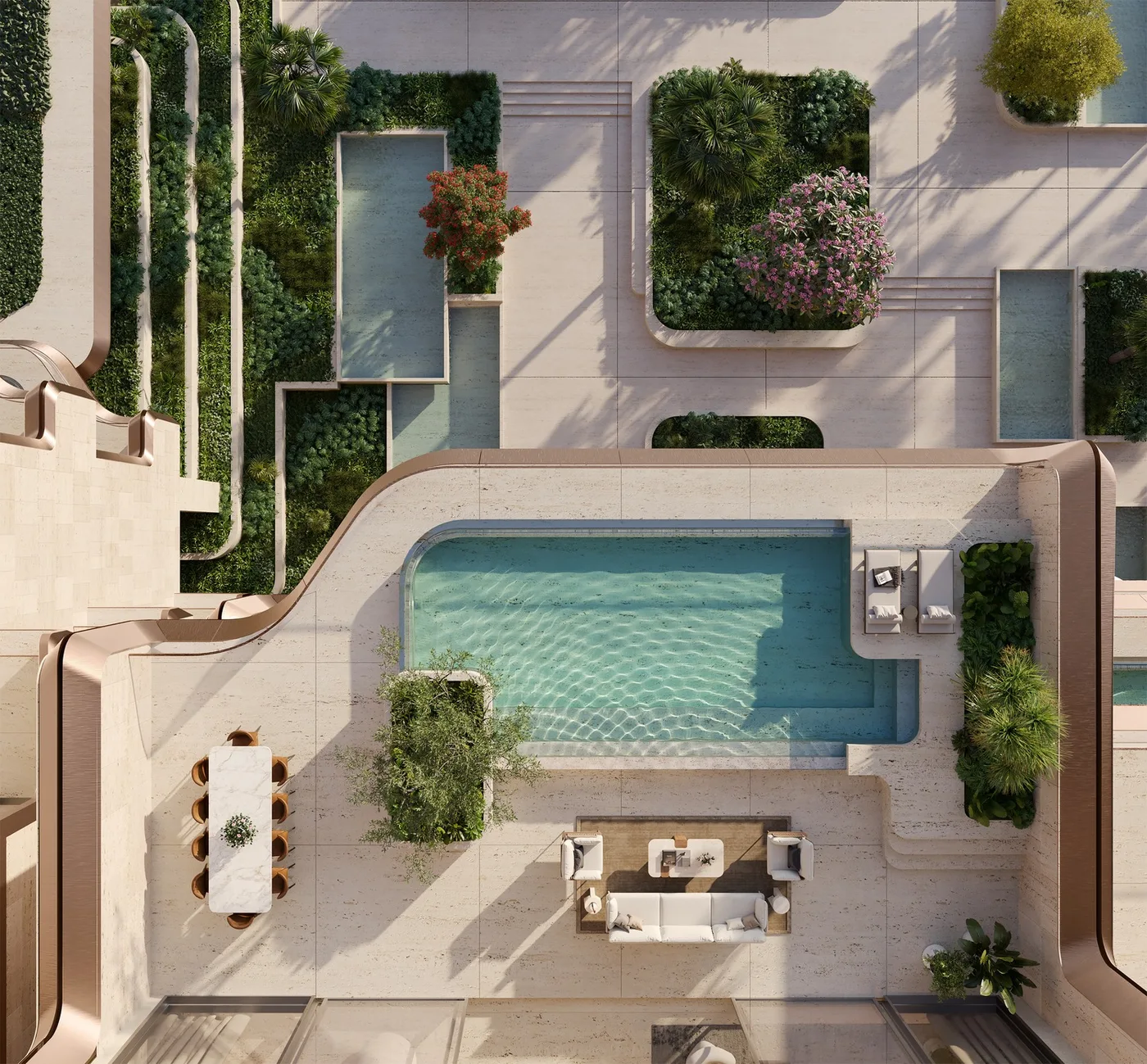 Swimming Pool amenity image at The Alba Residences by Omniyat