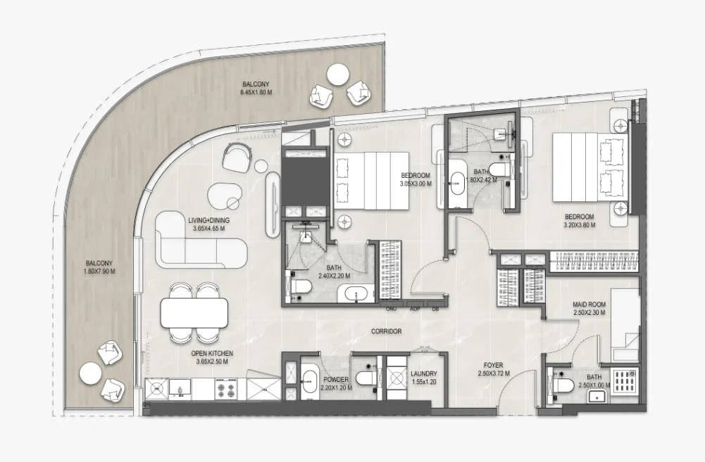 IMKAN Properties The Artery Residences floor plan