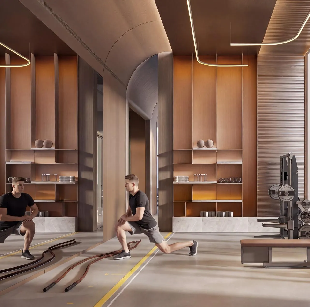 Fully Equipped Gym amenity image at The Artery Residences