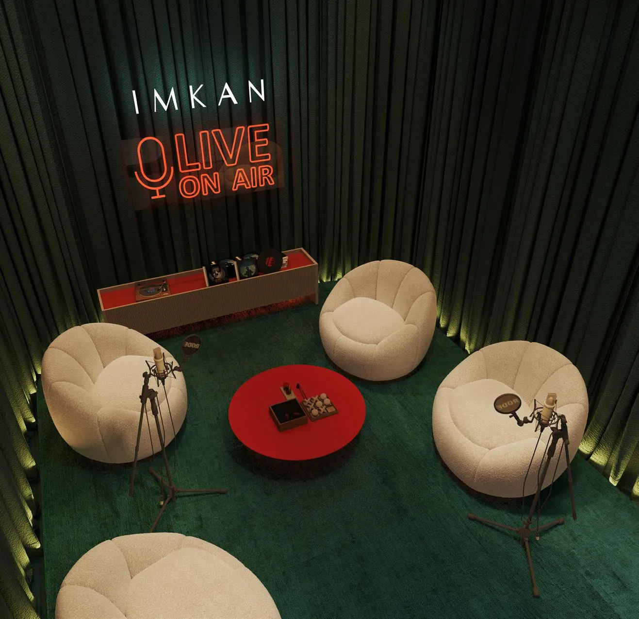 Podcast Studios amenity image at The Artery Residences