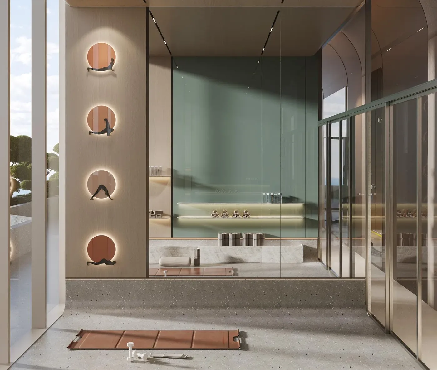 Yoga Area amenity image at The Artery Residences