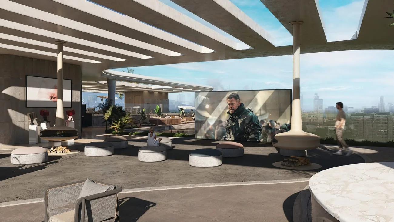Rooftop Cinema amenity image at The Boulevard