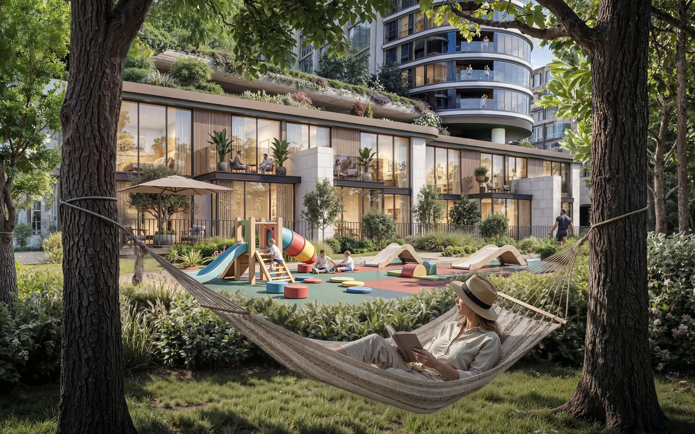 Children’s Play Spaces and Family Zones amenity image at The Brooks at Sobha Sanctuary