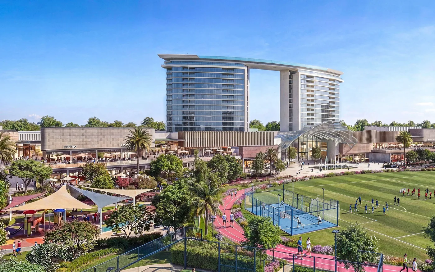 Outdoor Fitness Zones amenity image at The Brooks at Sobha Sanctuary