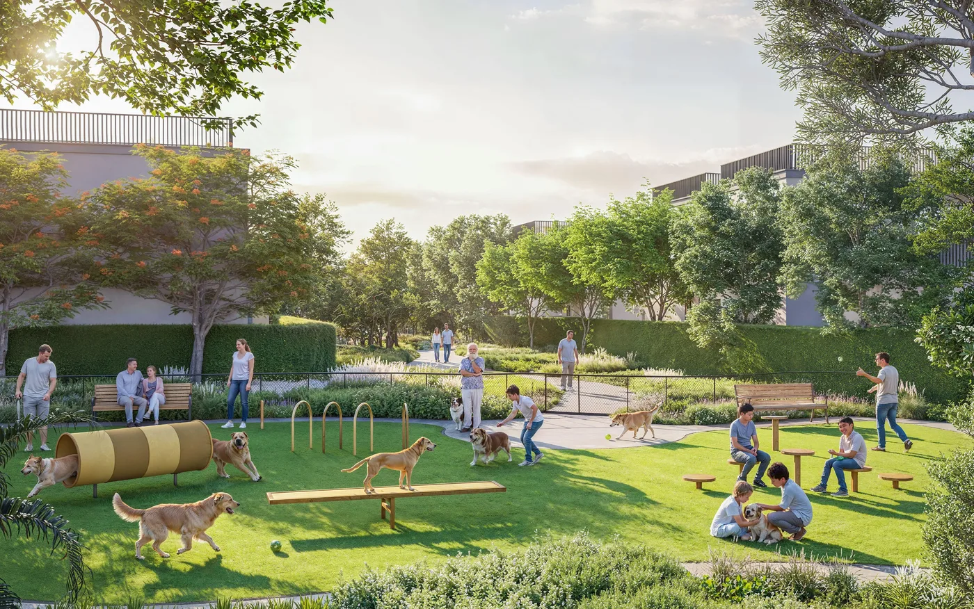 Pets Park amenity image at The Brooks at Sobha Sanctuary