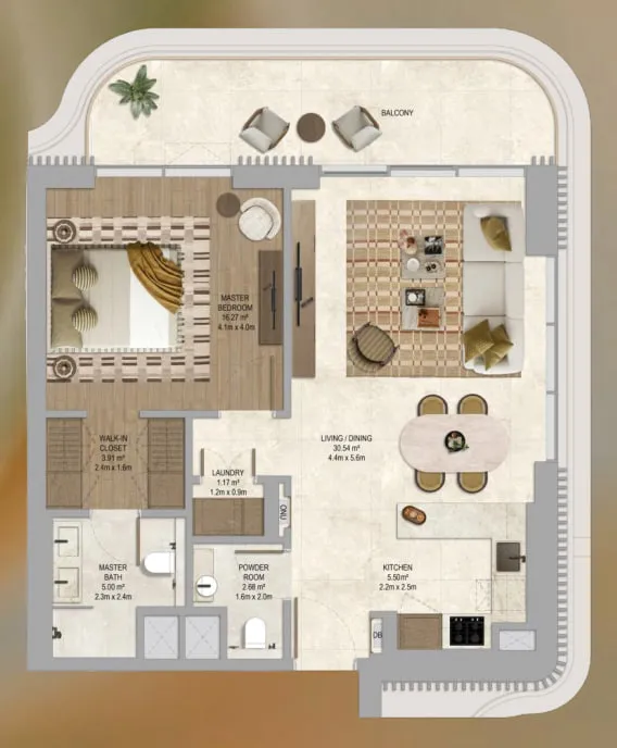 ALDAR The Canopies at Yas Point floor plan