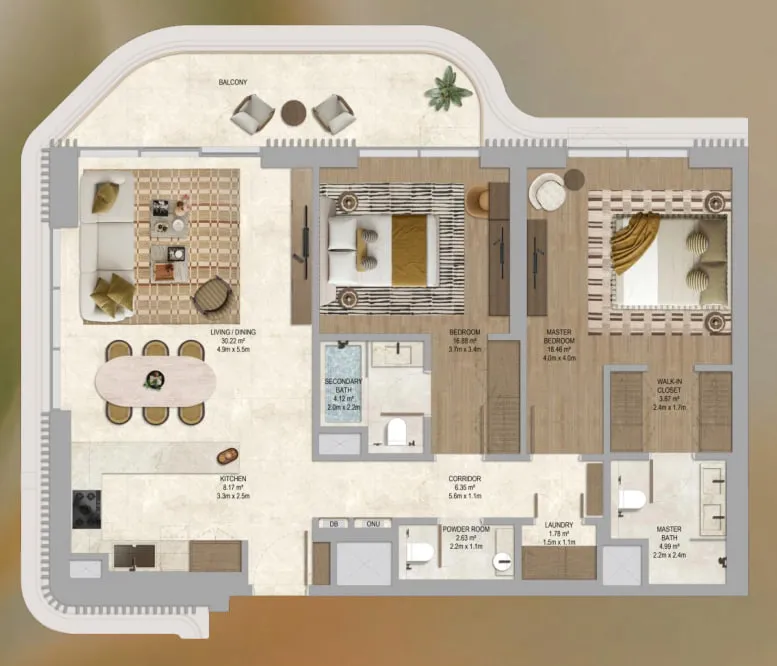 ALDAR The Canopies at Yas Point floor plan