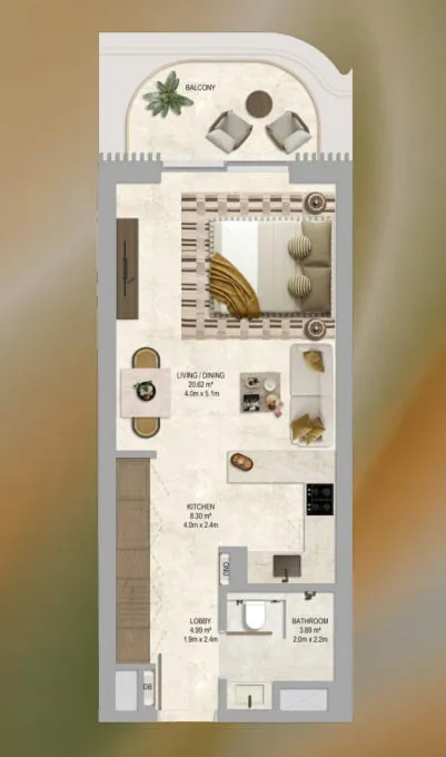 ALDAR The Canopies at Yas Point floor plan