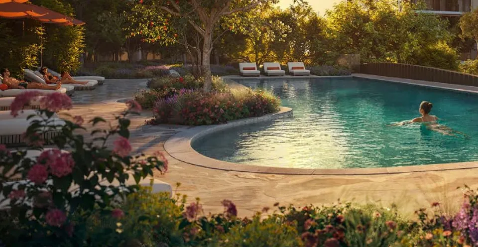 Swimming Pool & Pool Deck amenity image at The Canopies at Yas Point