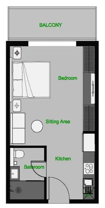 AQUA Properties The Central Downtown floor plan