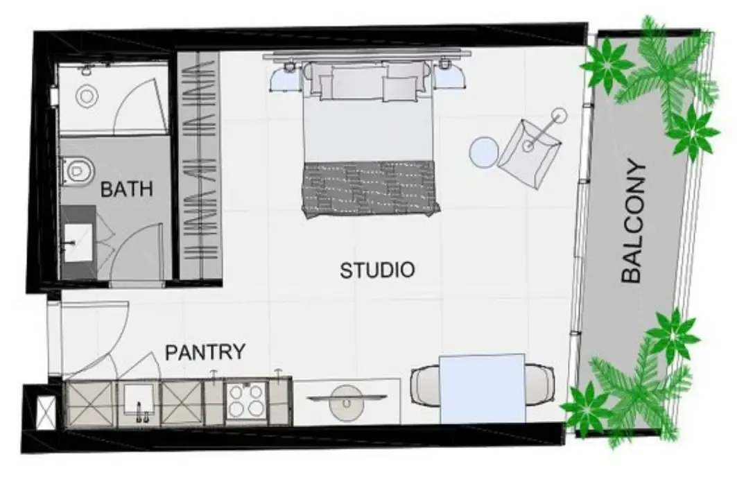 AQUA Properties The Community Sports Arena floor plan