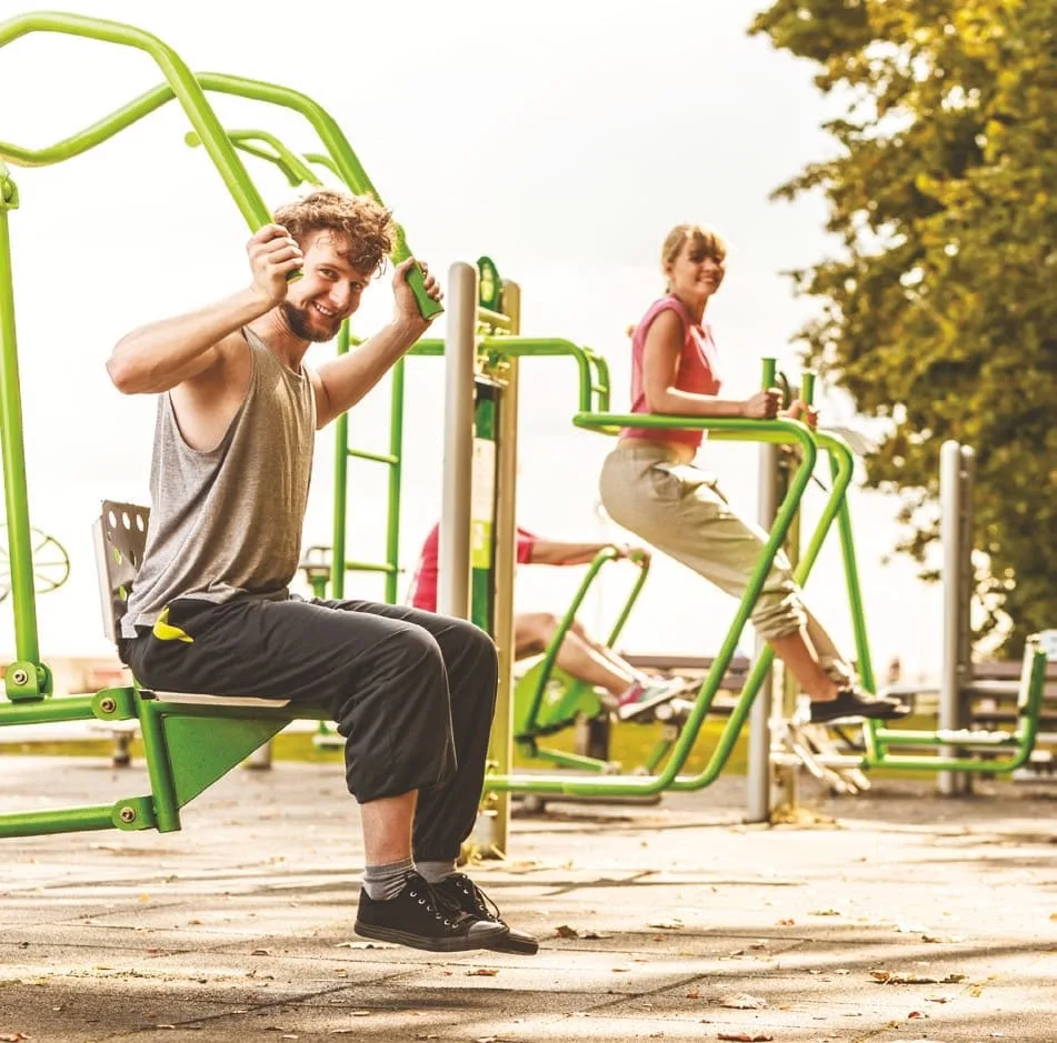 Outdoor Gym Terrace amenity image at The Crest