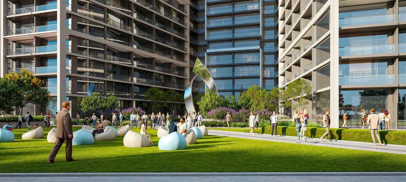 Outdoor Sitting Area Pockets amenity image at The Eden at Sobha Central