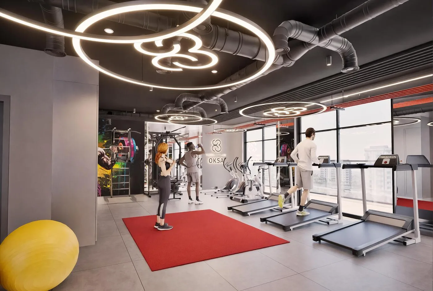 Gym amenity image at The Eighty Three