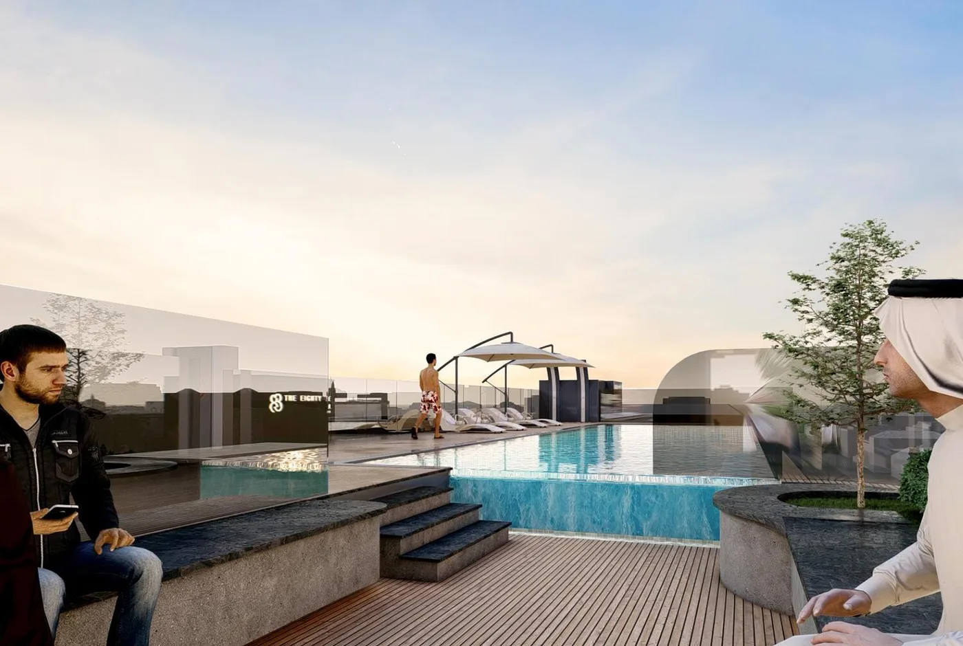 Sunken Seating amenity image at The Eighty Three