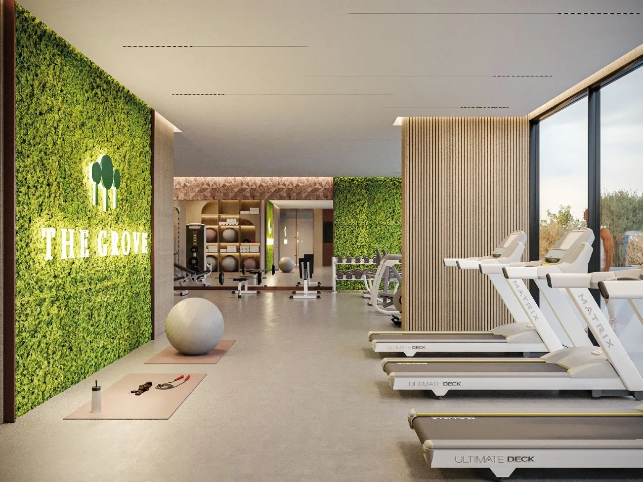 Gym amenity image at The Grove