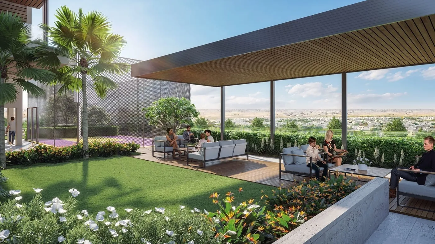 Rooftop Bbq & Seating amenity image at The Grove