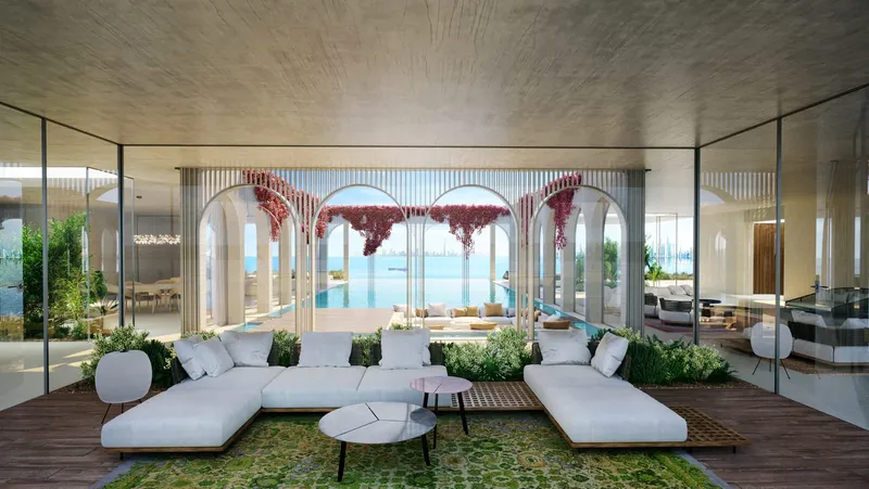 Interior at The Heart of Europe - Portofino in World of Islands Dubai