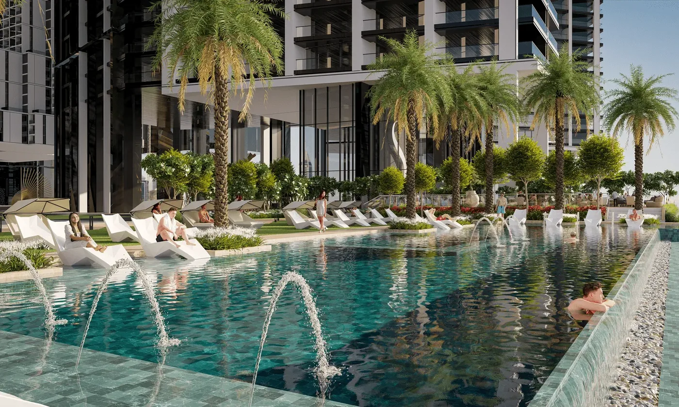 Swimming Pool amenity image at The Pinnacle at Sobha Central