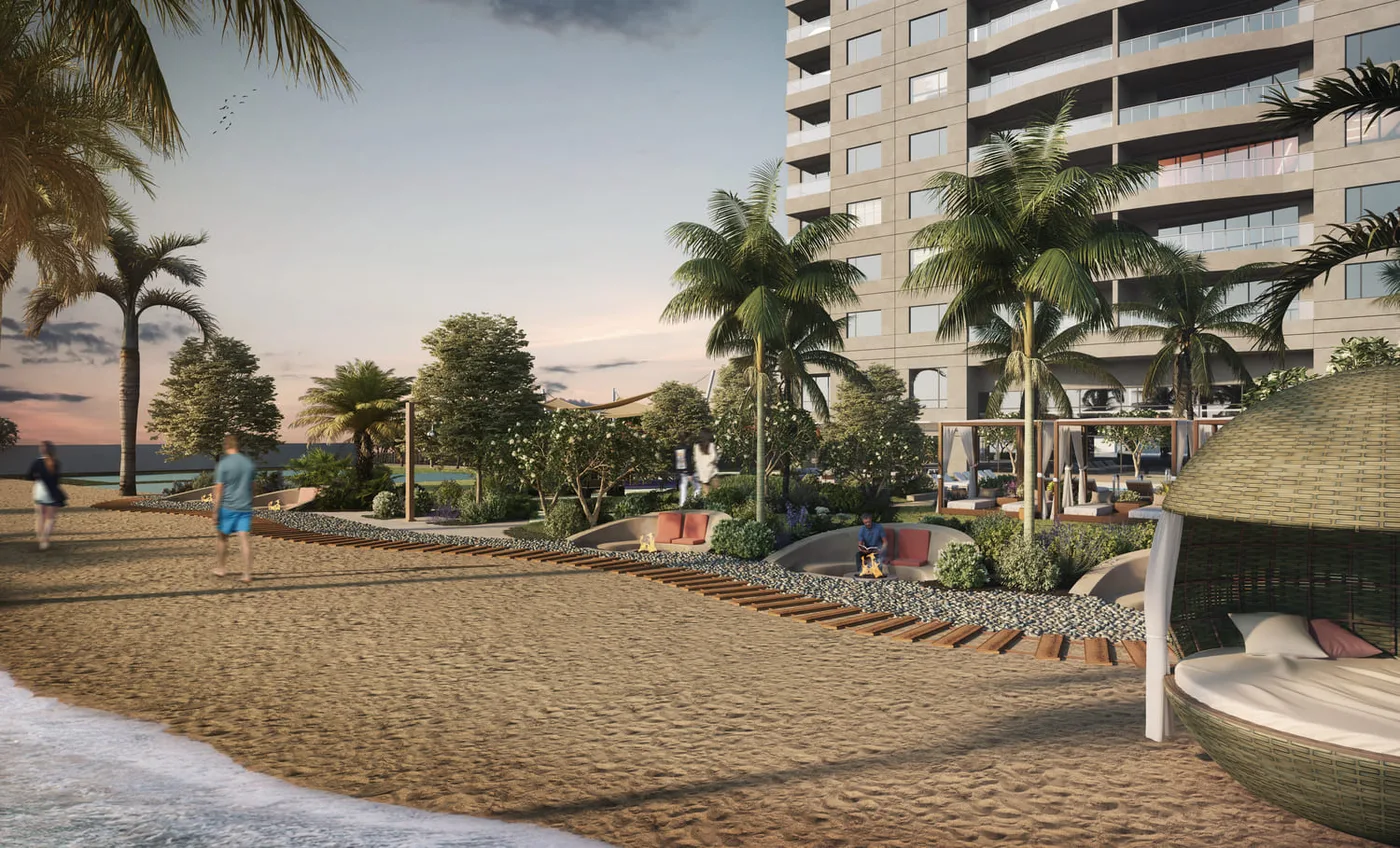 Direct & Exclusive Beach Access amenity image at The Residence
