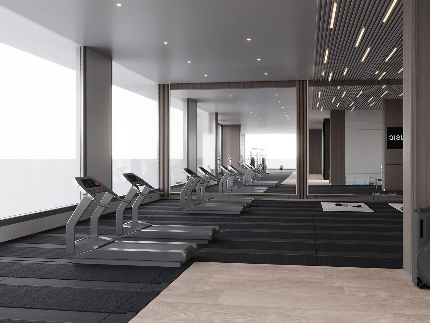 Gym amenity image at The Residence