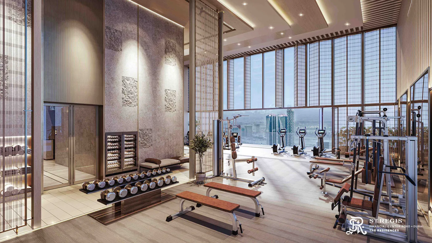 Gym amenity image at The St. Regis Residences