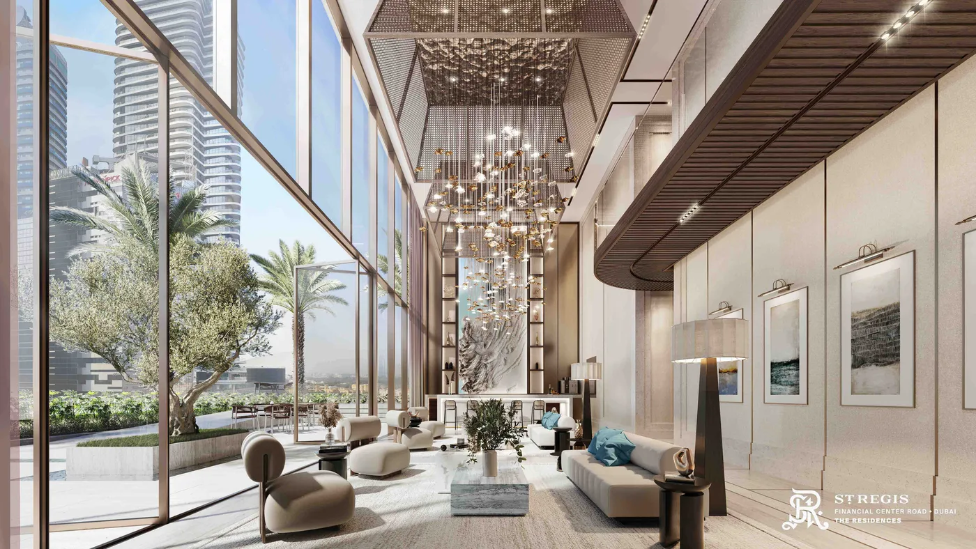 Indoor Lounge & Bar amenity image at The St. Regis Residences