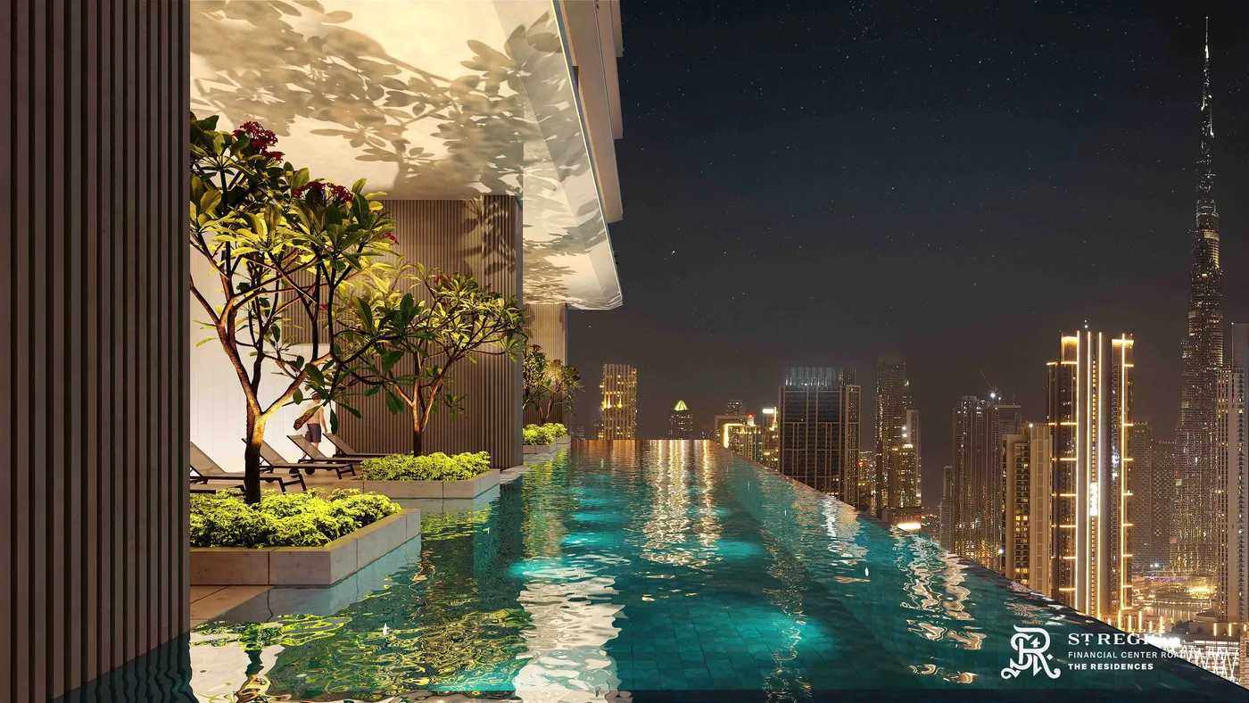 Infinity Swimming Pool amenity image at The St. Regis Residences