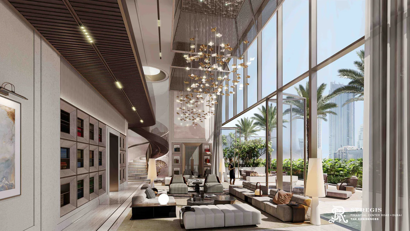 Library amenity image at The St. Regis Residences