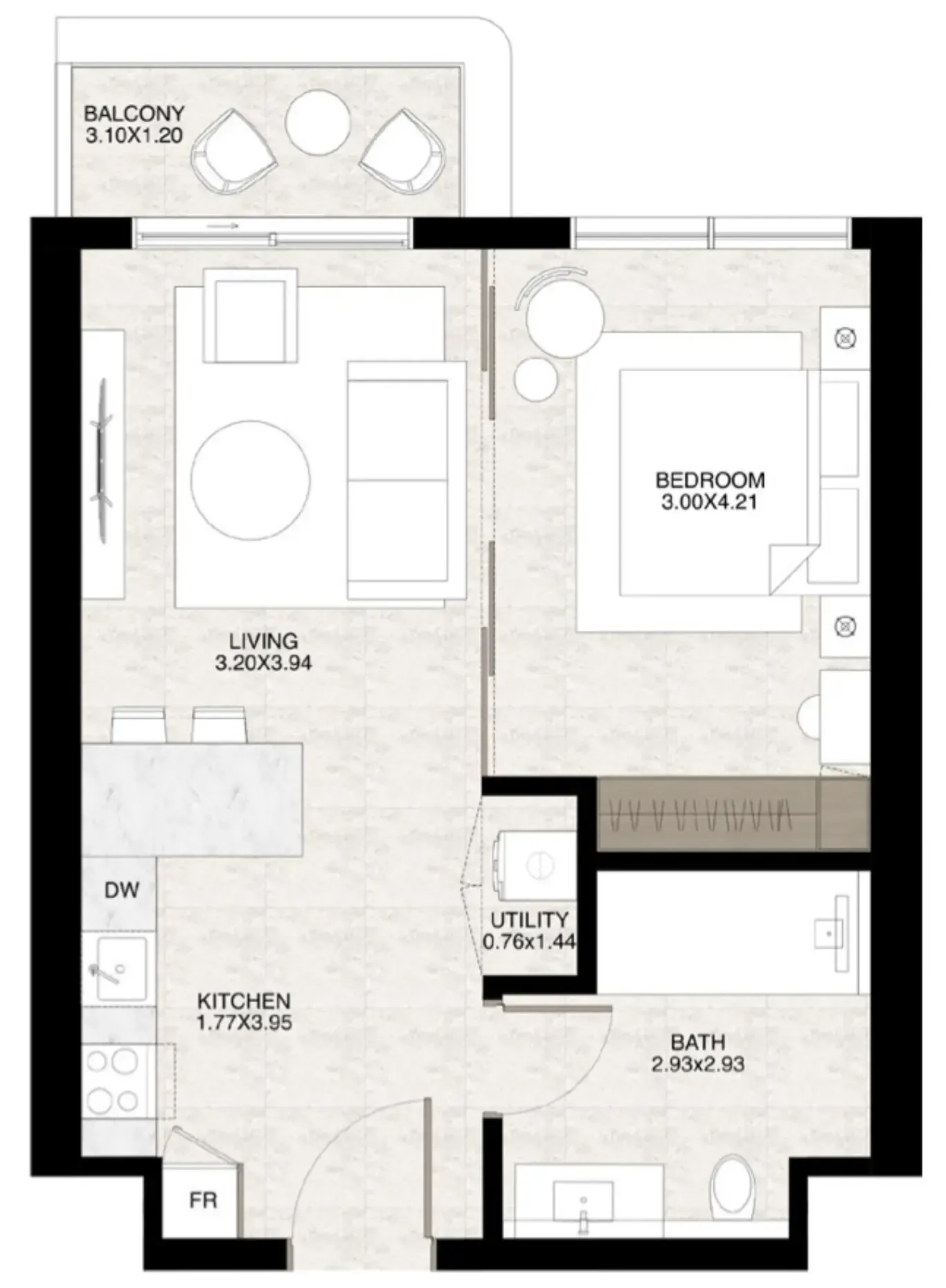 RAK Properties The Strand Lunara floor plan