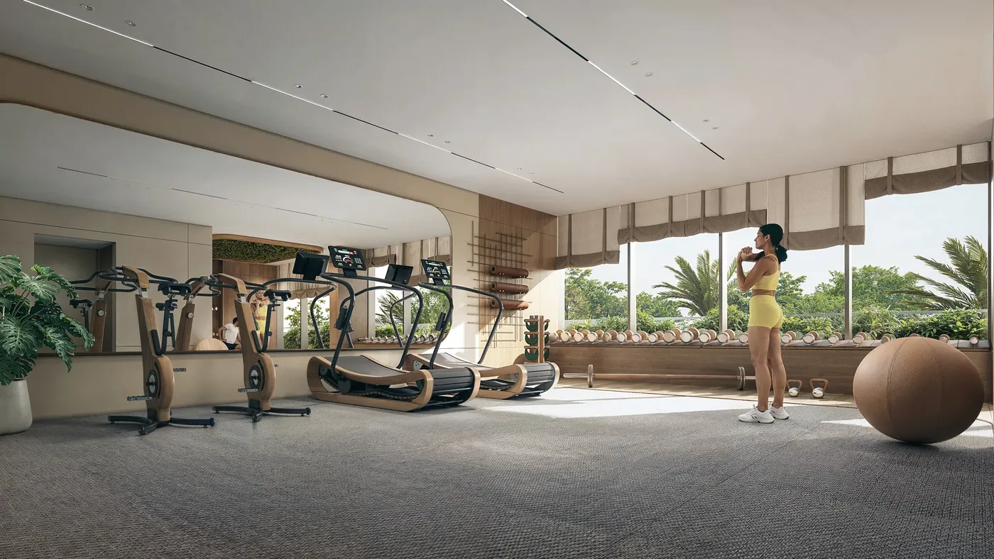 Gym amenity image at The Tides