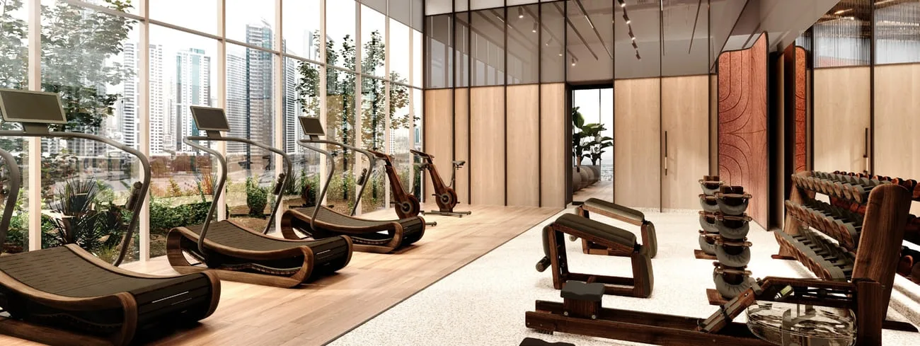 Gym amenity image at The W Residences