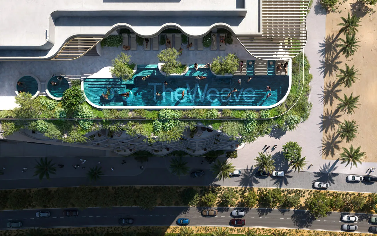 Rooftop Swimming Pool amenity image at The Weave – Al Ghurair
