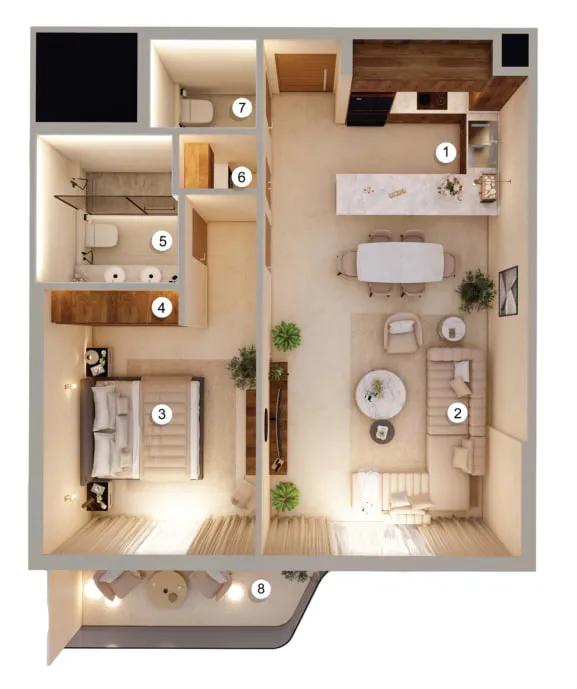 AYS Developers Tivanno Residence floor plan