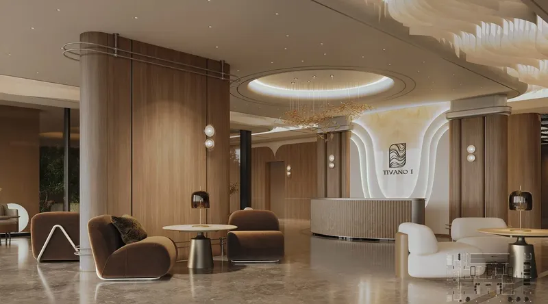 Lobby at Tivanno Residence in Dubai Islands Dubai