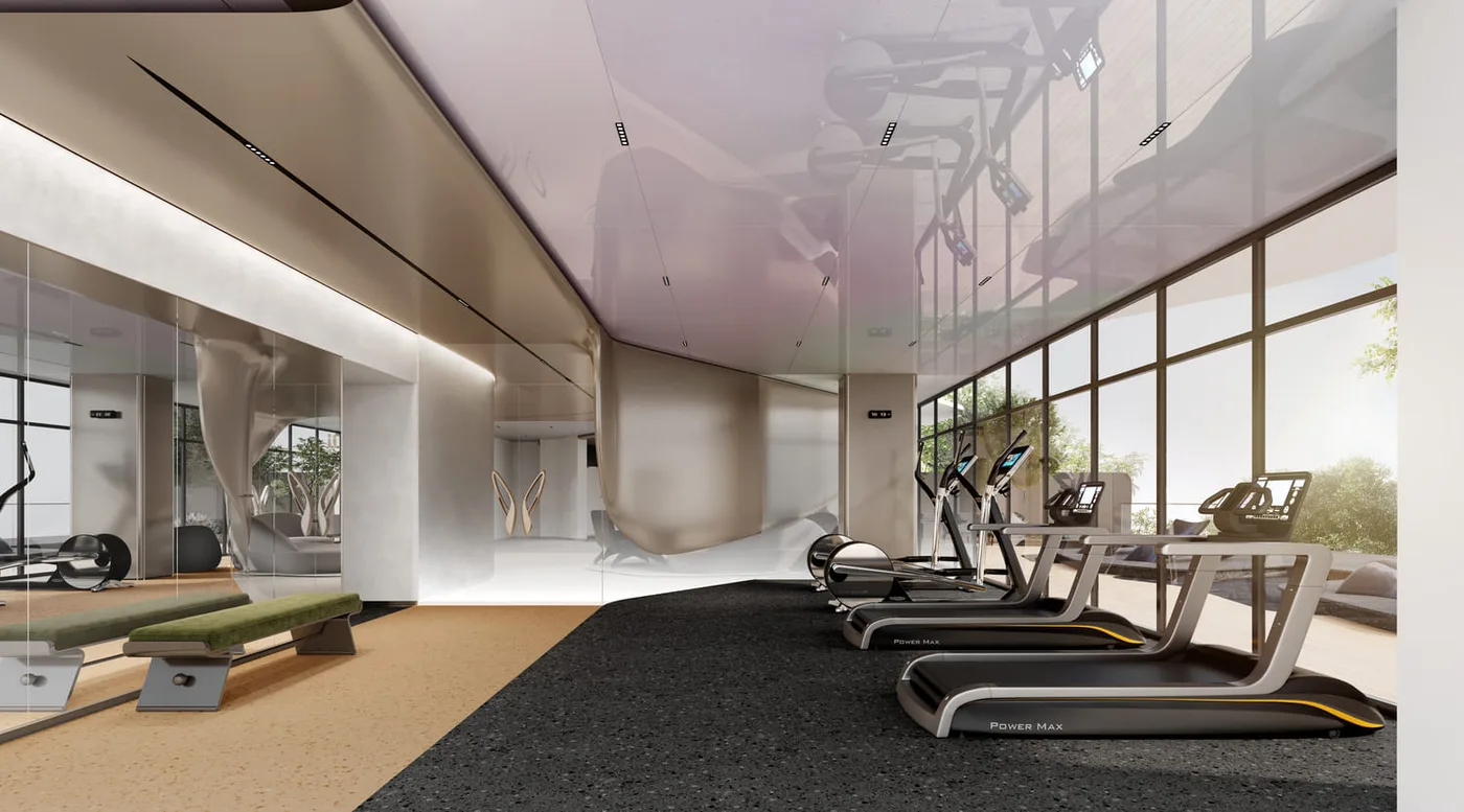 Gym amenity image at Tomorrow 166