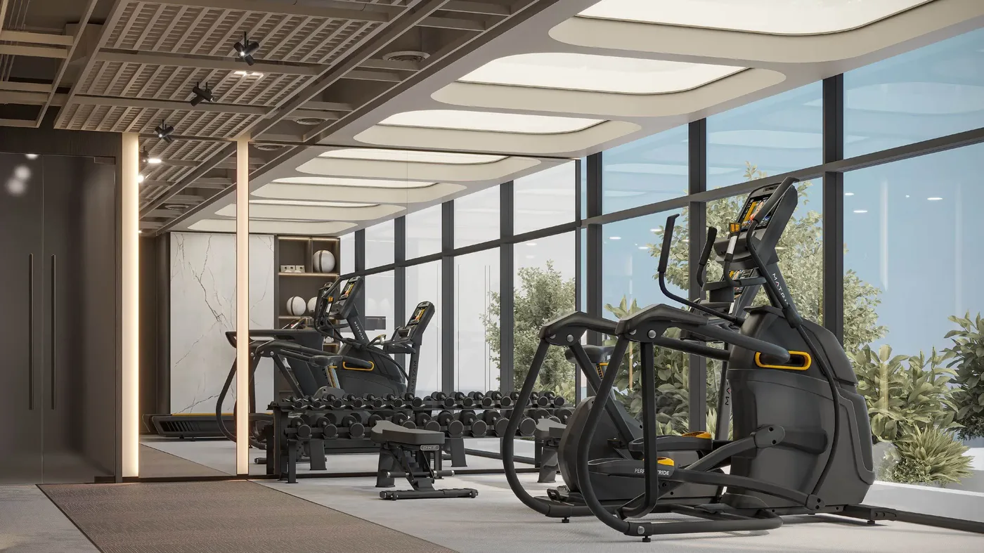 Gym amenity image at Tonino Lamborghini Residences by BNW Developments