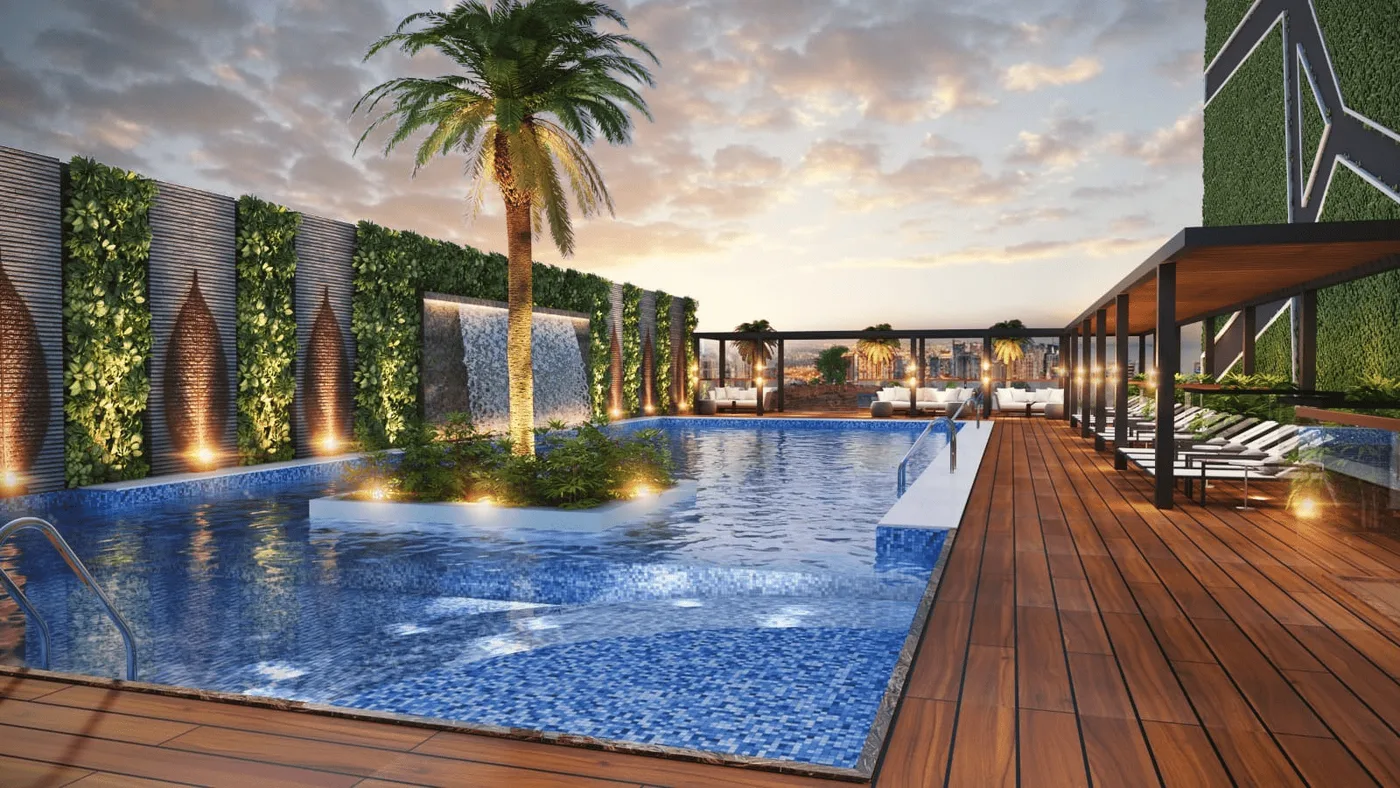 Swimming Pool amenity image at Tranquil Wellness Tower