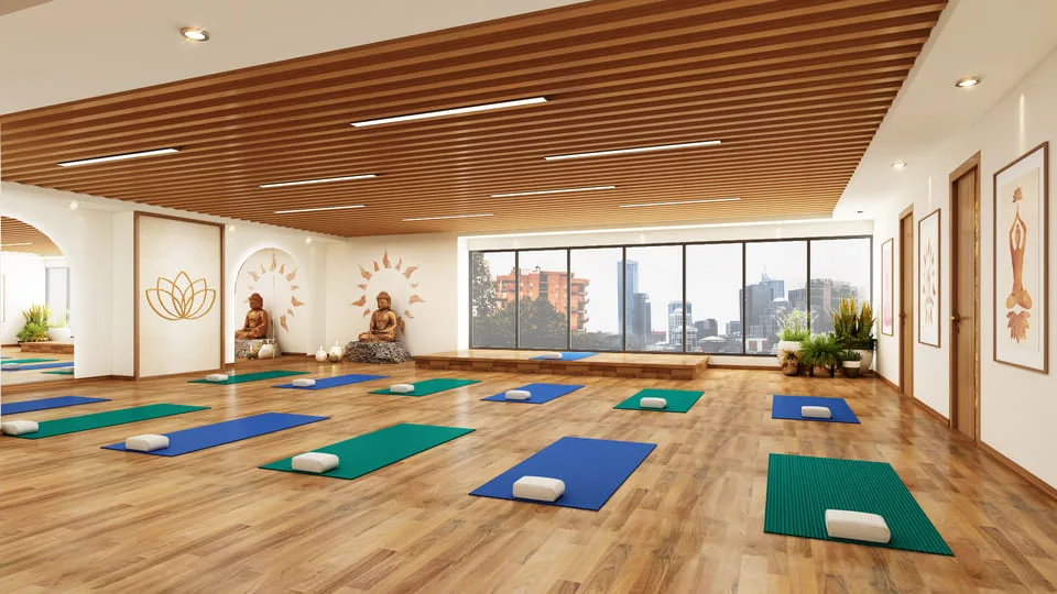 Yoga Studio amenity image at Tranquil Wellness Tower