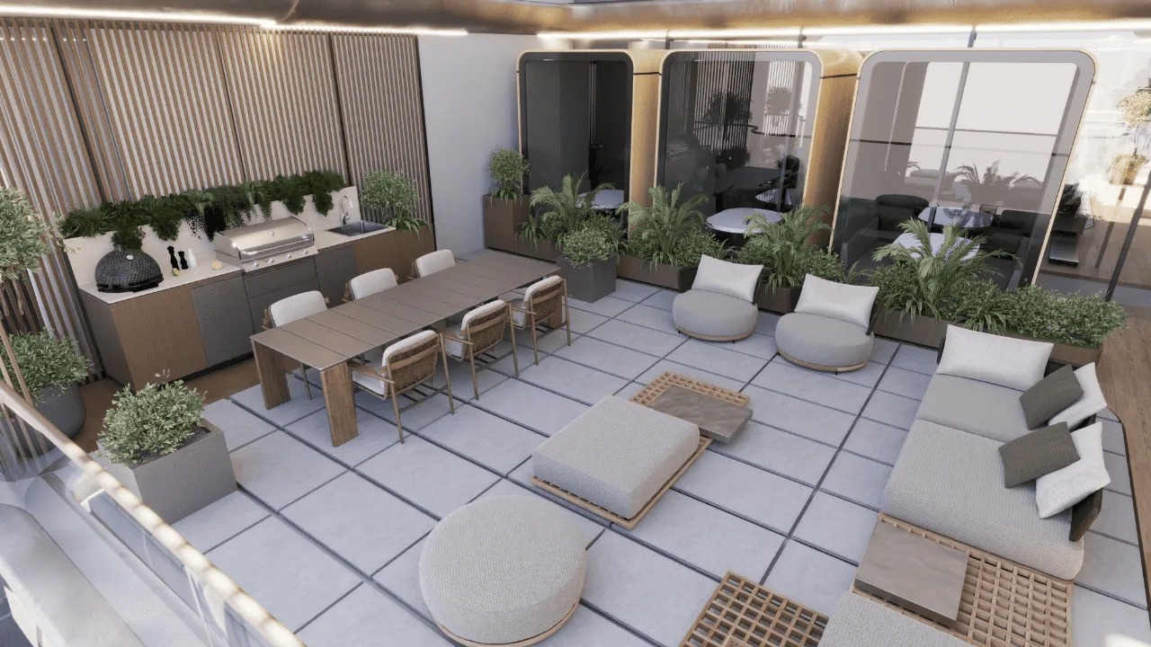 Bbq Pits amenity image at Treppan Serenique Residences