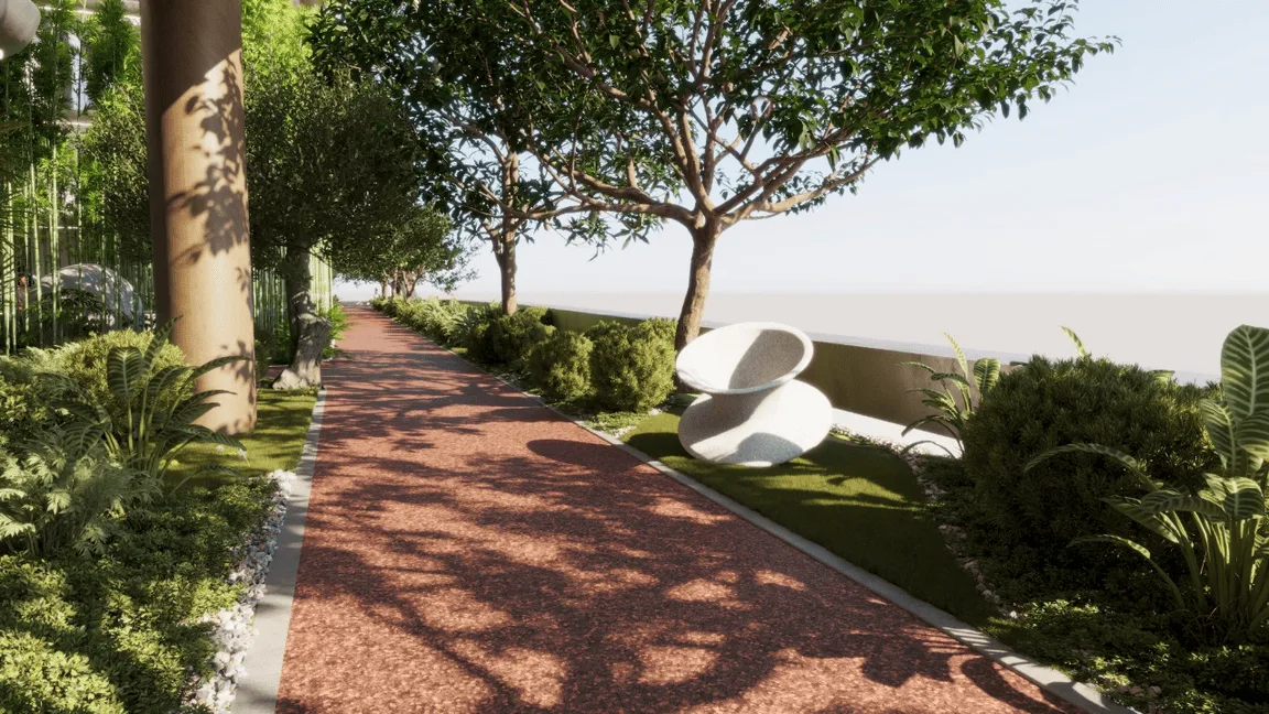 Jogging Track amenity image at Treppan Serenique Residences