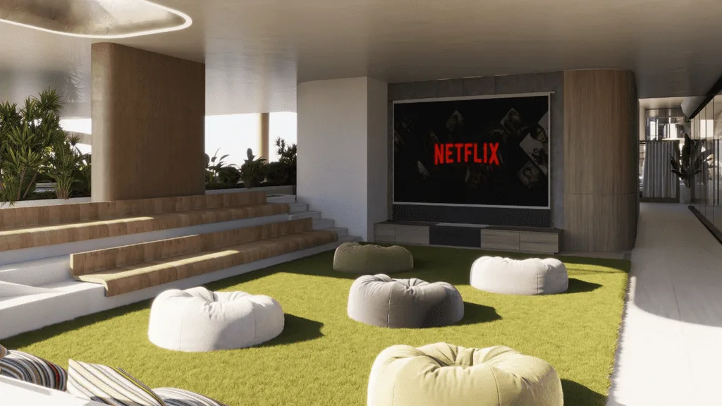 Outdoor Cinema amenity image at Treppan Serenique Residences