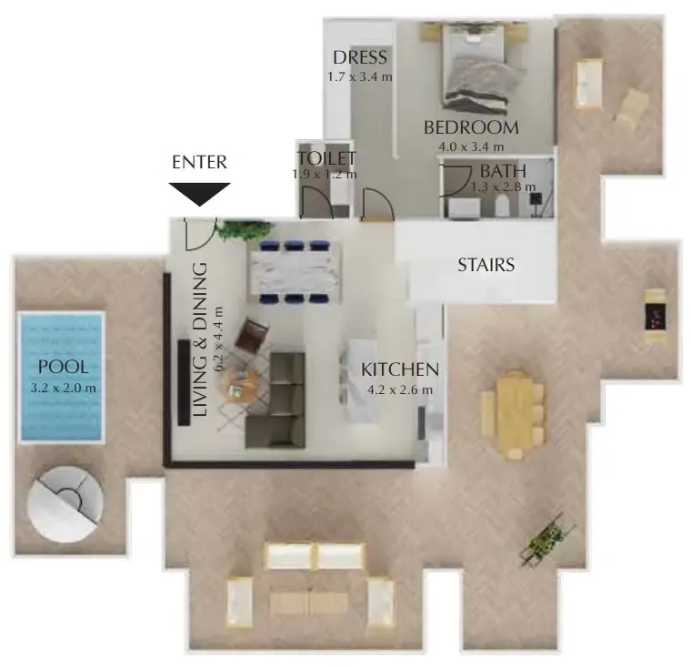Fakhruddin Properties Development Treppan Tower floor plan