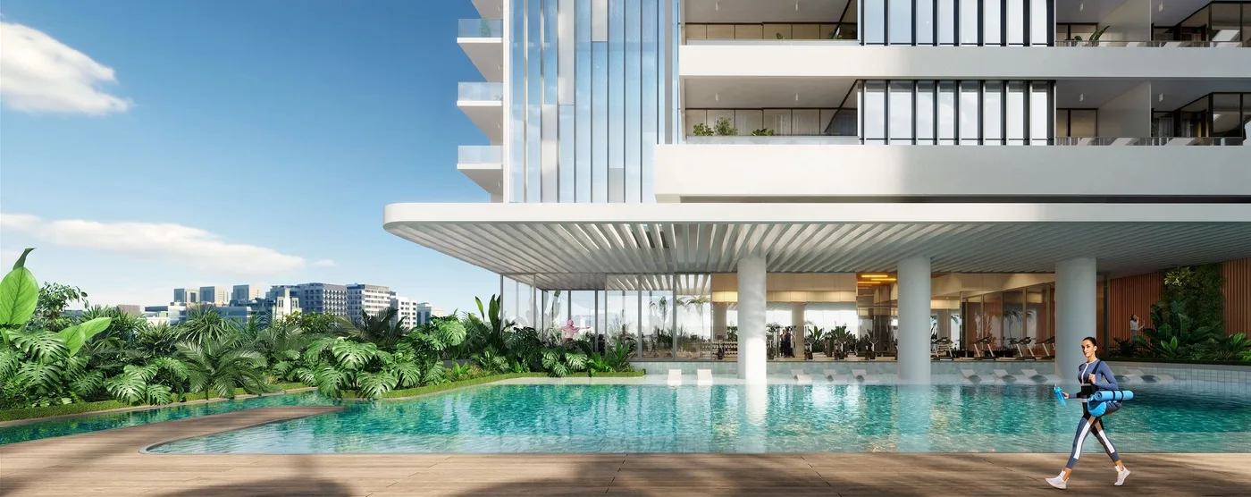 Podium Pool amenity image at Tria