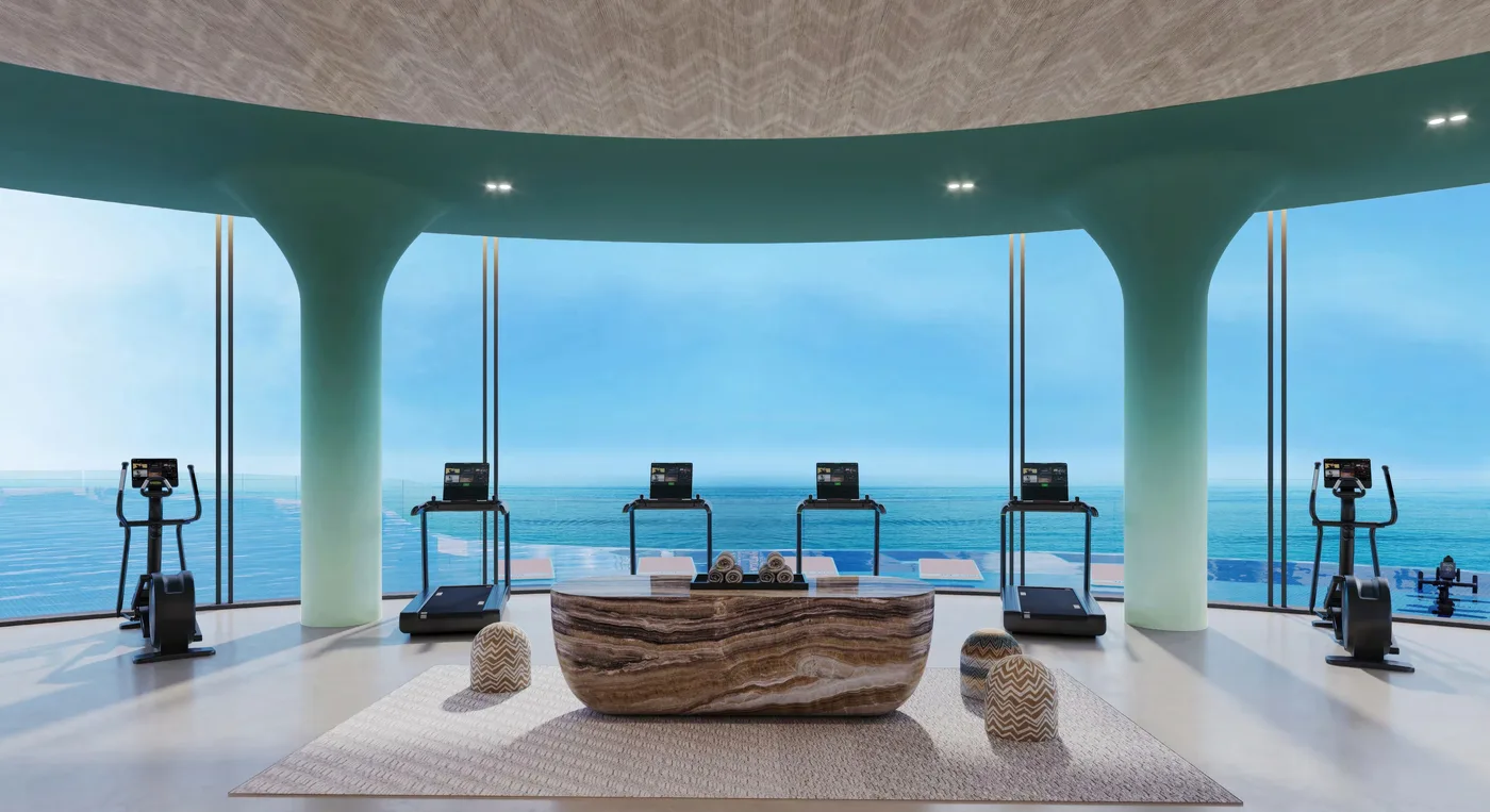 Gym amenity image at Trio Isle Queen B