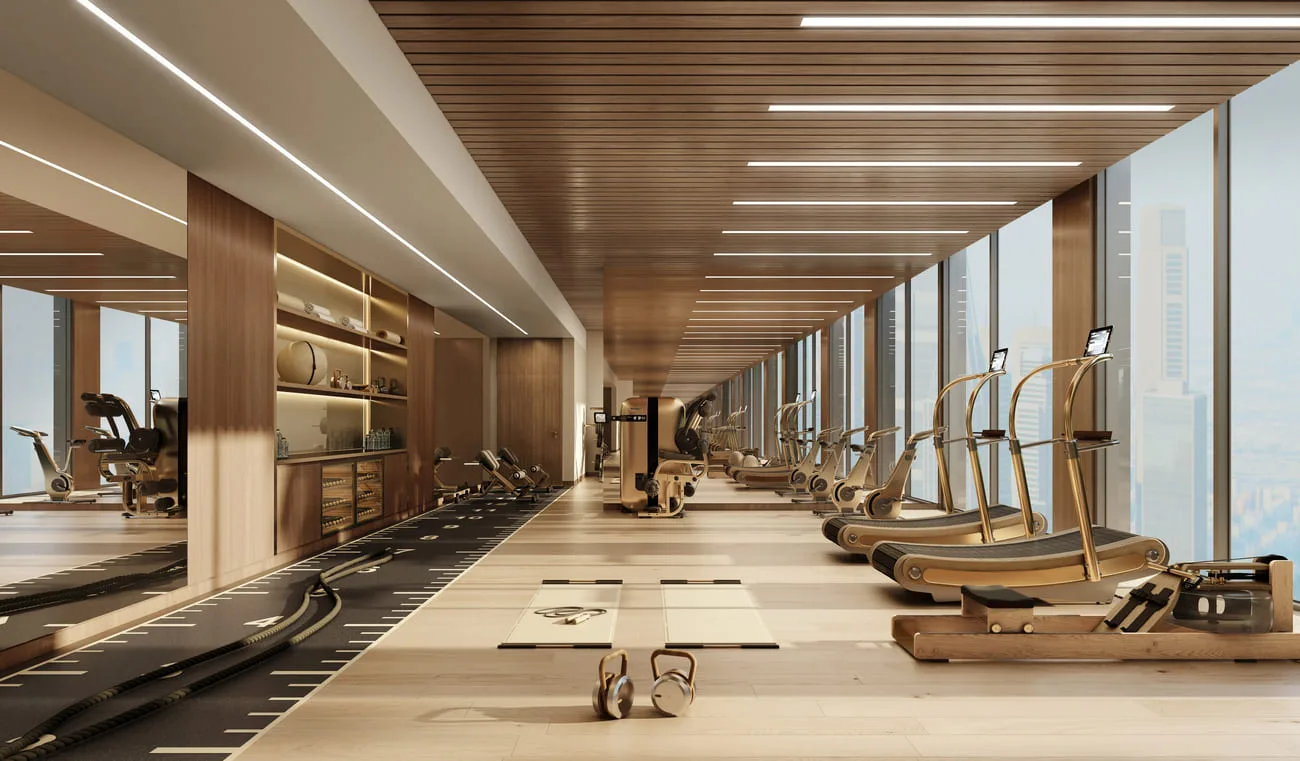 Gym amenity image at Trump International Hotel and Tower