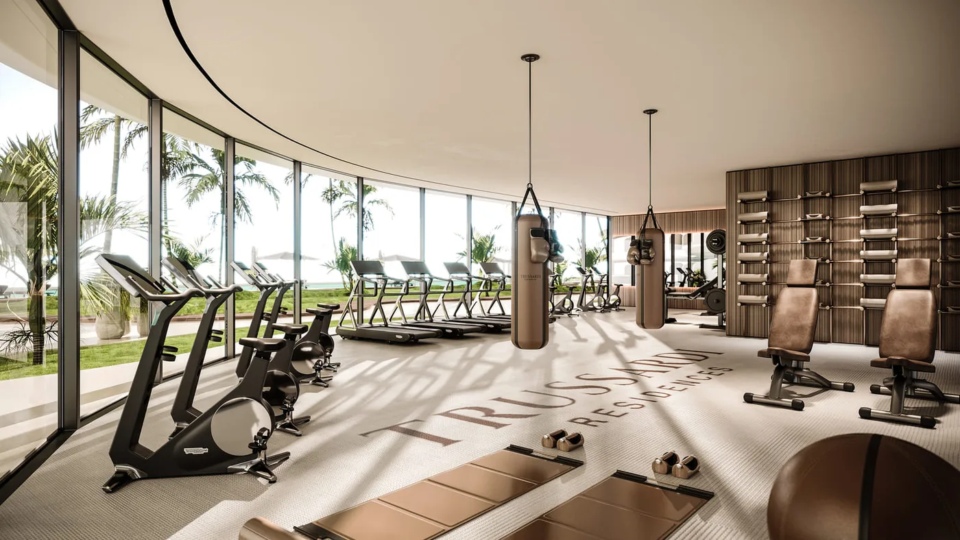 Gym amenity image at Trussardi Residences Phase Two