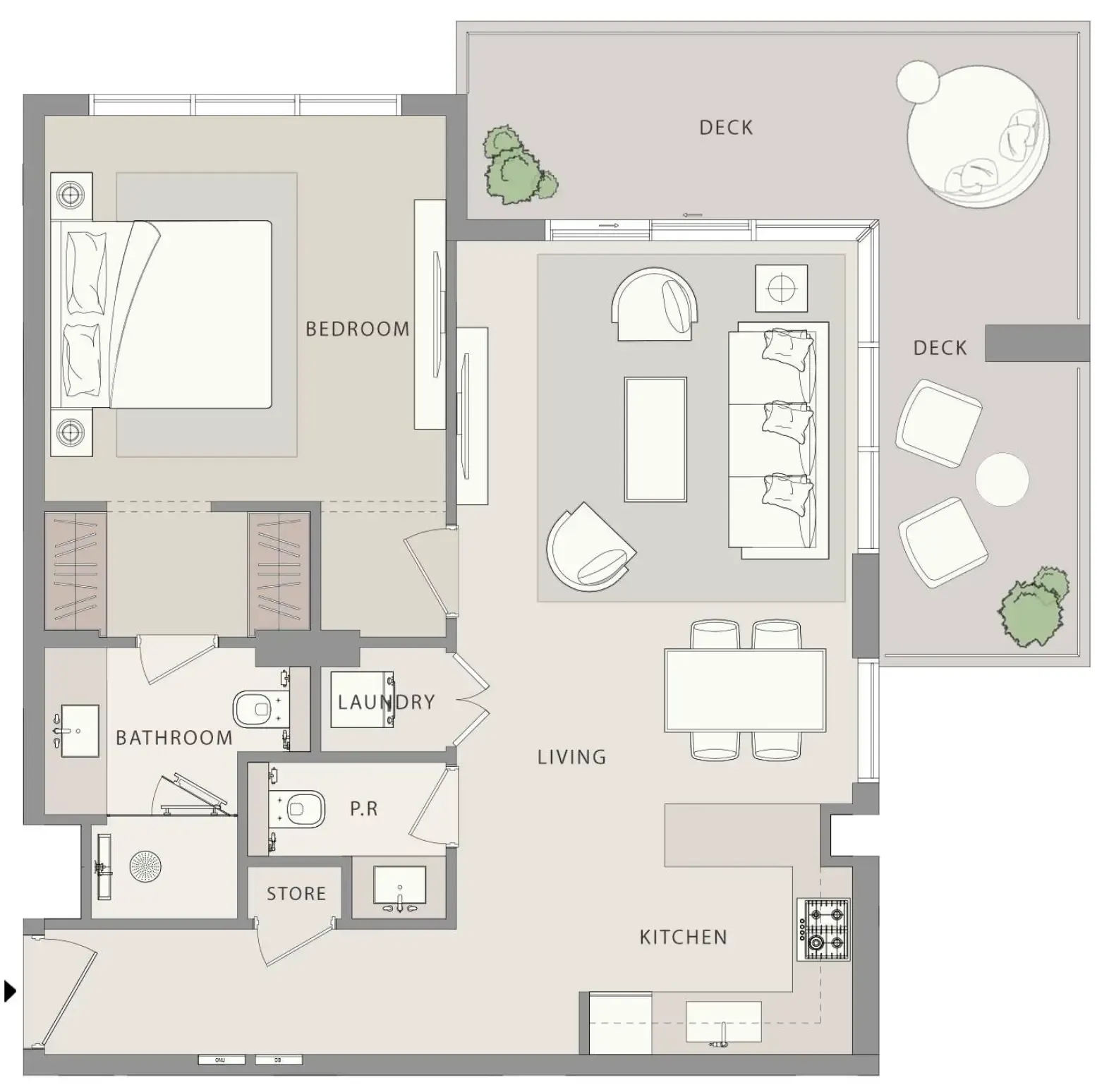 WOW Resorts Uno-Luxe floor plan